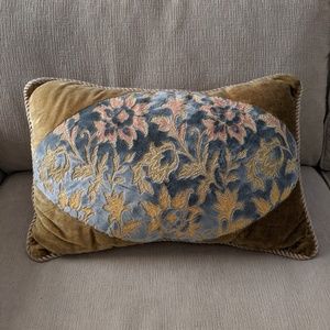 Floral Velvet Pillow